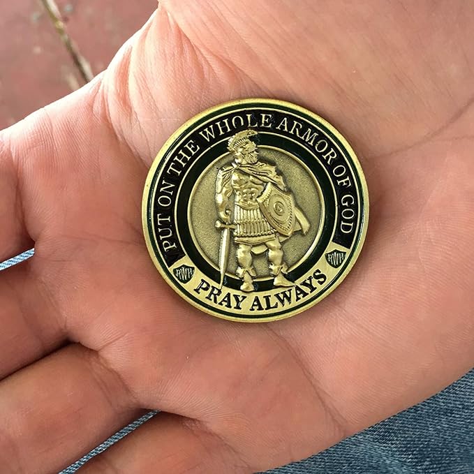Armor of God Challenge Coin Collector's Medallion (Pack of 6)