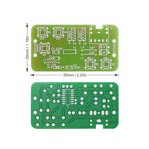 Soldering Practice Kit DIY Stereo Radio Plug-in Circuit Kit Learn Soldering Kit for Beginners