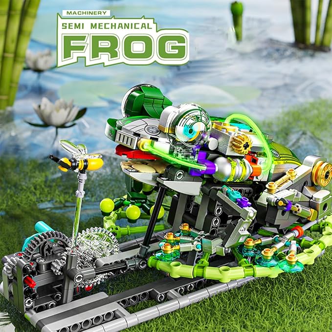 Animal Frogs Building Blocks Toy, 898+ PCS, Gift for Children and Adults