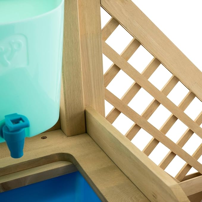 TP Toys, Deluxe Kids Potting Bench | Backyard Playset with Outdoor Activity Table and Built-in Play Accessories | FSC® Certified Wood | Pretend Play or Working Kids Garden Center.