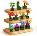 NUTCRACKER 12Pcs/Set Succulent Flower Building Set, Flower Bonsai Botanical Collection Toy Building Kit, DIY Mini Flower Model Home Decor, Easter Birthday Gift for Adult Women Girls (987 Pieces)
