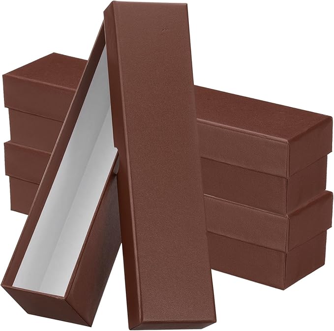 PATIKIL Coin Storage Box, Coin Collecting Cardboard for Collectors, Brown, 3 Pcs