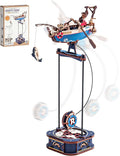 ROBOTIME 3D Wooden Puzzles for Adults, Ship Gravity Swing Model, Aircraft Model Kits for Age 14+,3D Puzzle Model Building Kit, Birthday/Christmas/Creative Gifts for Adults&Teens