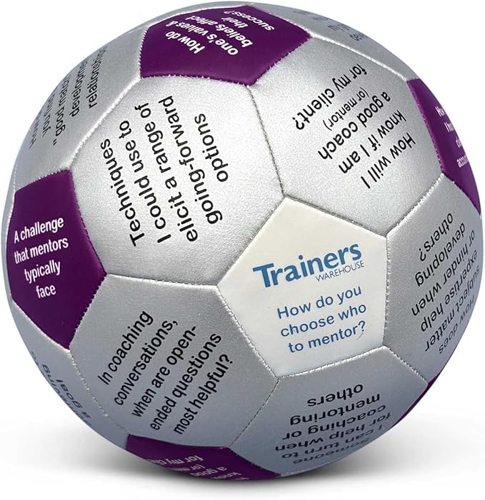 Trainers Warehouse 6" Thumball Collection, 32 Prompts for Conversation, Team Building, Relationship and Training