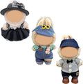 Clothes for 17cm Doll (No Doll)- 3 Sets Premium Handmade Clothes for LBB Dolls, Adjustable Kawaii Outfits for 17cm Collectibles | Stylish Fashion for Play Display Holidays