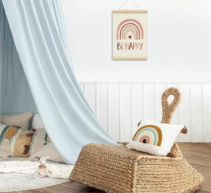foedor Therapy Office Decor, Mental Health Poster Calming Corner,Preppy Trendy Girls Pink Wall Art Poster Hanger Frame,Rainbow Mental Health Wall Sign Decor for Home Kids,Mental Health Counselor Gifts