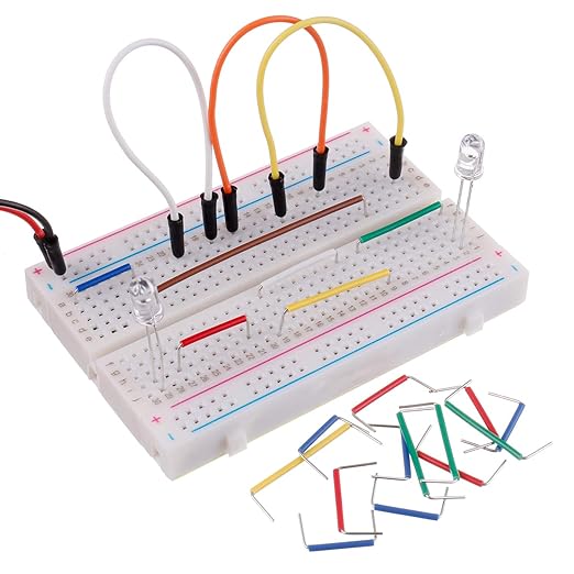 BOJACK 14 Vaules 560 pcs 2-125mm Solderless Flexible Breadboard Connecting Line Cables Breadboard Jumper Wires kit
