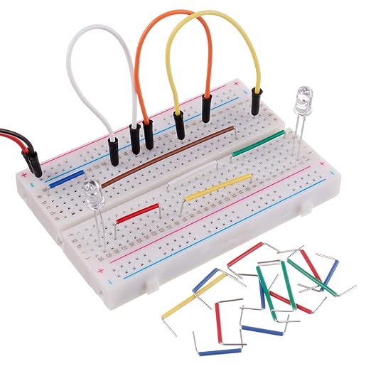 BOJACK 14 Vaules 840 pcs 2-125mm Solderless Flexible Breadboard Connecting Line Cables Breadboard Jumper Wires kit