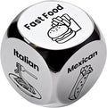 Father's Dad Gifts from Wife Daughter Son,Food Dice,Anniversary Steel Food Decision Dice Couple Gifts for Women Men Birthday Wedding Funny Gifts for Boyfriend,Girlfriend,Men,Women,Wife,Husband