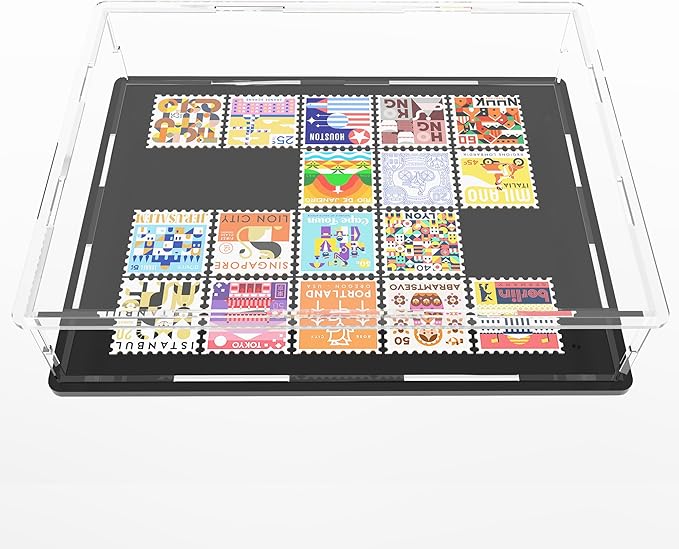 Book Display Case Clear Book Protector Case, Large Acrylic Display Cover Case for Books, Stamps, Coins, Cards, Photos, Album, Jewellery and Collectibles 16 (L) × 13 (W) × 4 (H) inch