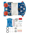 Soldering Practice Kit DIY D2-5 Tracking Car Plug-in Circuit Kit Learn Soldering Kit for Beginners