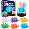 BenBen Crystal Growing Kit for Kids, Grow 6 Crystals with Light Up Display Stand, Educational STEM Toys for Girls and Boys, Science Kit for Kids Age 8-14, Birthday Gifts Science Experiments