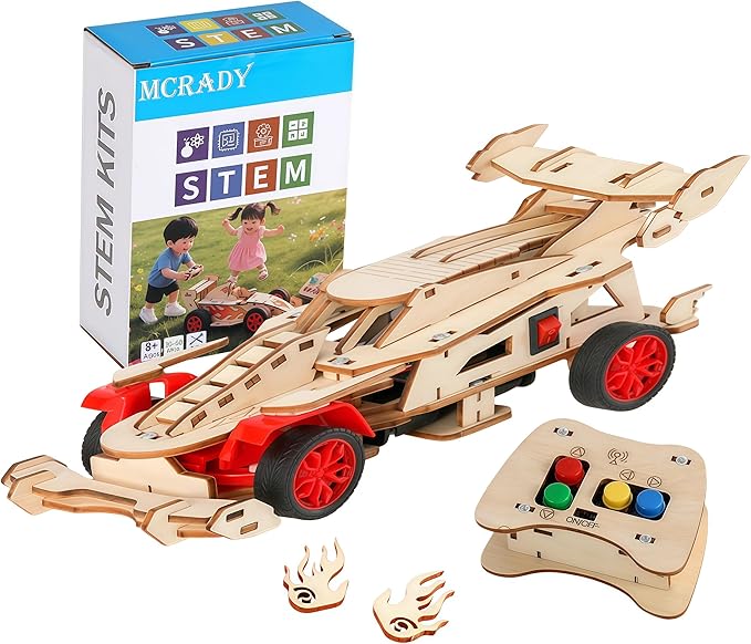 STEM Toys for Boys 8-12, Remote Control F1 Car STEM Building Kit for Kids, 3D Puzzle Science Kits Gift for Boys & Girls Age 8-14 | Birthday Gift Ideas for 8,9,10,11,12,13,14 Year Old Kids