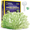 National Geographic Jumbo Crystal Growing Kit - Grow Your Own Giant Glow in The Dark Crystal in a Few Days, Science Kit, Grow Crystals for Kids, STEM Toys (Amazon Exclusive)