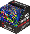 SHASHIBO Shape Shifting Box - Award-Winning Fidget Toy w/ 36 Rare Earth Magnets - Fidget Cube Transforms Into Over 70 Shapes, Sensory Toy Gift for Kids, Teens, and Adults (Technicolor)