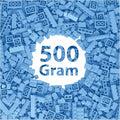 Bulk Light Blue Building Bricks, Classic Building Blocks Compatible with All Major Brands