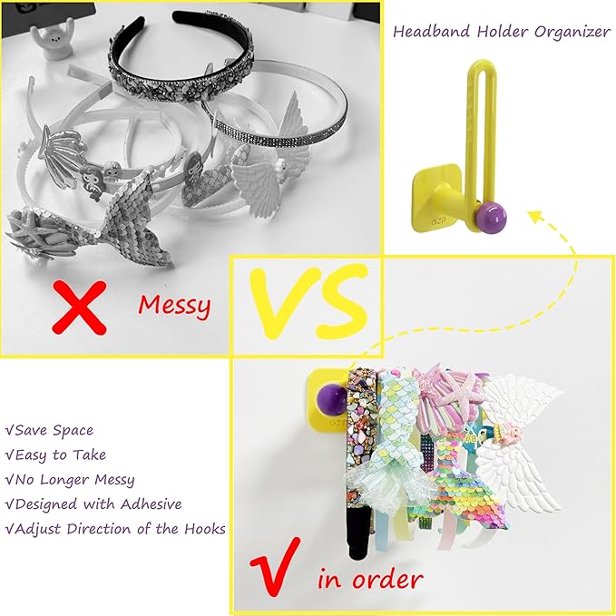 GO2HEJING Headband Making Kit for Girls - Make Your Own Fashion Headbands, Hair Accessories for Girls, DIY Arts and Crafts Gifts for Ages 6-9 Years Old