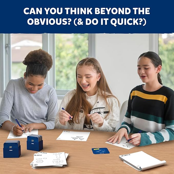 Skillmatics Card & Board Game - It Can't Be, Race to Doodle, Hilarious Drawing Game, Fast-paced Christmas Fun for Families, Parties & Game Nights, Gifts for Kids, Teens, Adults Ages 7, 8, 9, 10 & Up