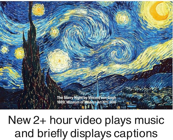 BillionDollarArtGallery® Transform your TV Into Wall Art | Display 500 Of The World's Most Iconic Paintings | Art TV | Unique Gift | Home Décor | Living Room Decor | Wall Art