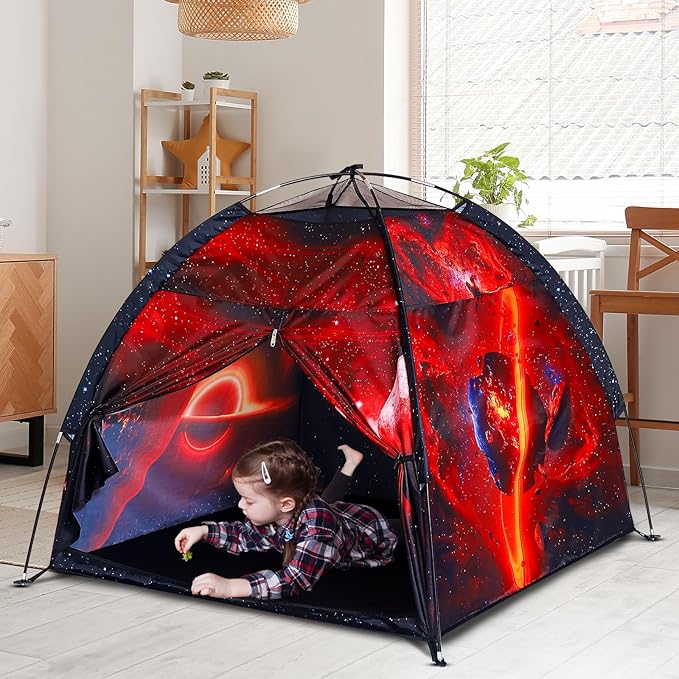 Kids Play Tent Lucky Castle Playhouse for Kid Easy Fun Dome Tent Camping Tent Indoor and Outdoor Imaginative Play Perfect Kid's Gift