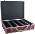 Ursae Minoris Elite Red Aluminum Box for 100 Certified or Certified-Style Coin Holders NGC, PCGS, ANACS, Elite, Lighthouse, BCW