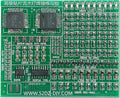 SMT Soldering Practice Board Kit DIY Welding Practice Kit DIY Electronic Kit for STEM Beginners School Education (Green)