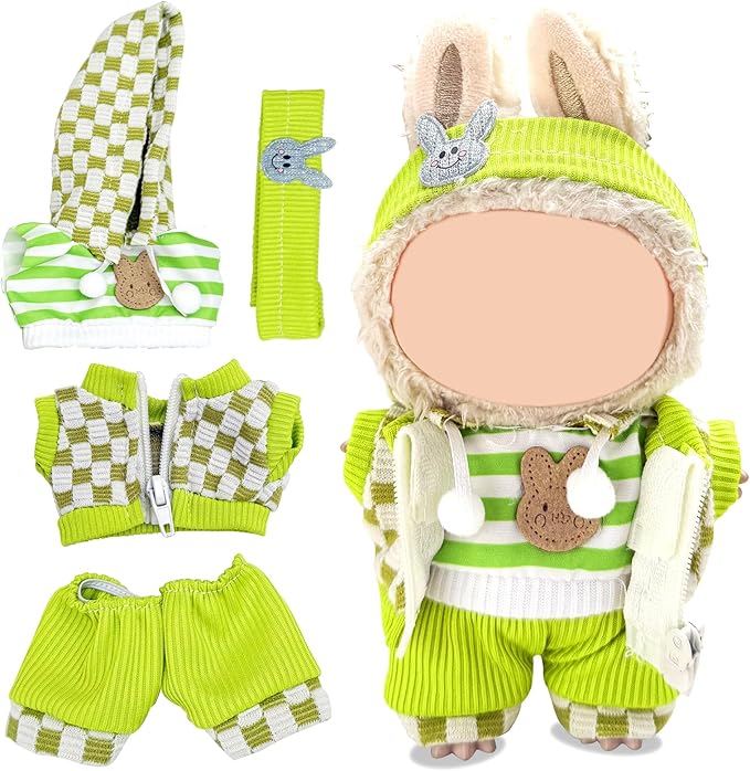 4 Pack—17cm Doll Clothes Set(NO Doll and Shoes) ,Premium Outfit for 15cm/17cm Dolls Accessories Suit,Stylish Adorable Clothes Accessories,Cute Clothes for Dress up Unique Style (Set R)