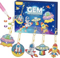 Arts and Crafts for Kids Ages 8-12 - 5D Gem Art Painting Kits for Kids - Create Your Own Gem Keychains by Number DIY Craft Gift for Girls Boys Ages 6-8 8-10 10-12