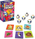 Food Fight Frenzy - Fun & Fast-Paced Family Dice Game Rolls, Pattern Matching, and Dice Game for 2-6 Players, 72 Tiles & 13 Oversized Dice, Family Party Game