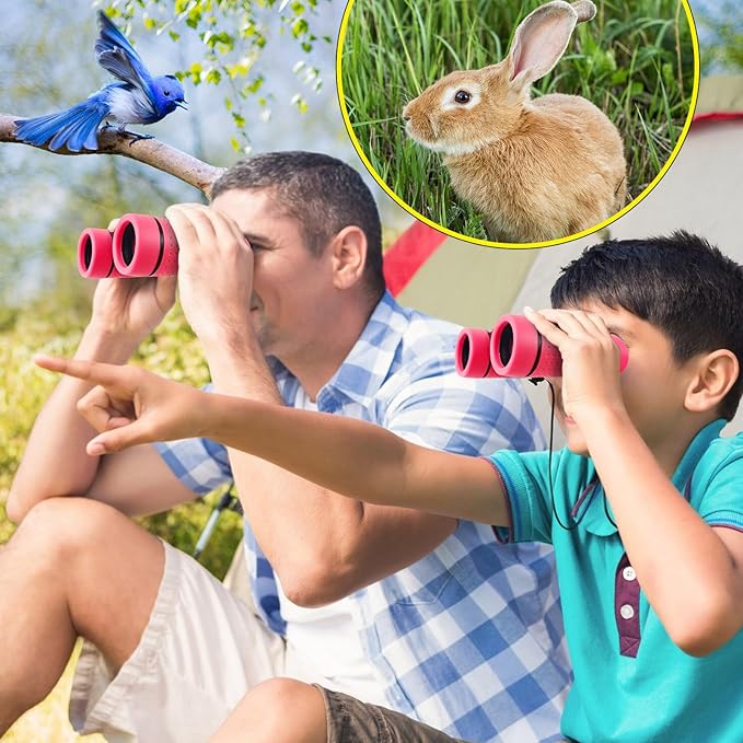 ESSENSON Binoculars for Kids Toys Gifts for Age 3-12 Years Old Boys Girls Kids Telescope Outdoor Toys for Sports and Outside Play, Bird Watching, Birthday Presents