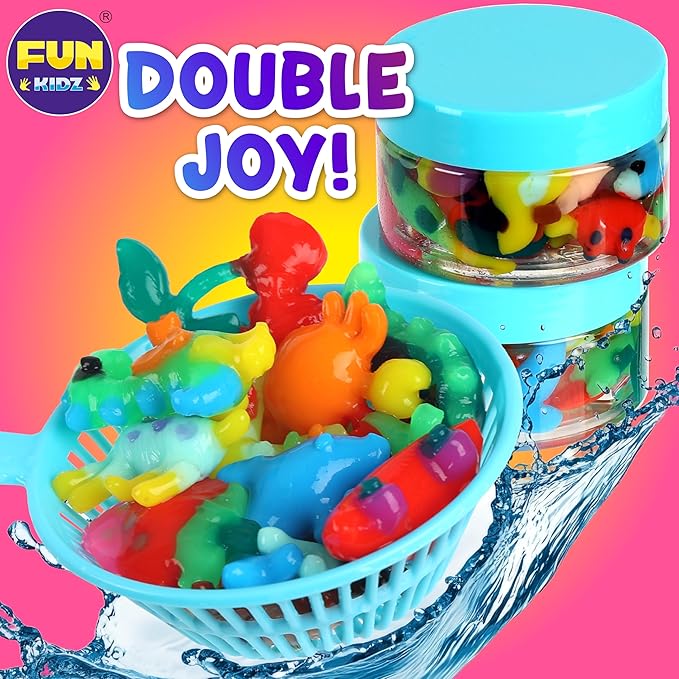 Summer Multiple Magic Aqua Elves Toy Kit for Kids, FunKidz Water Fairy Gel Kit Squishy Kit for Girls Activities for Boys Ages 3+