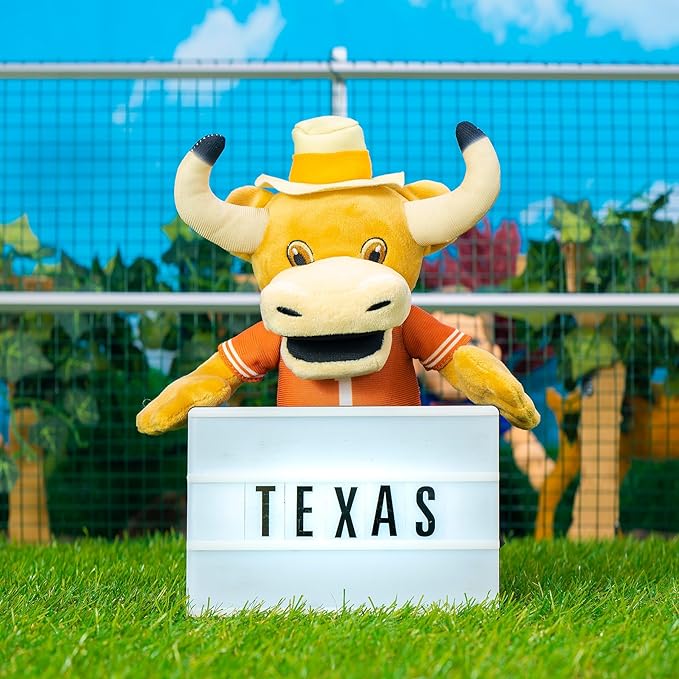 Bleacher Creatures Texas Longhorns Hook 'Em 10" Mascot Plush Figure - A Mascot for Play or Display