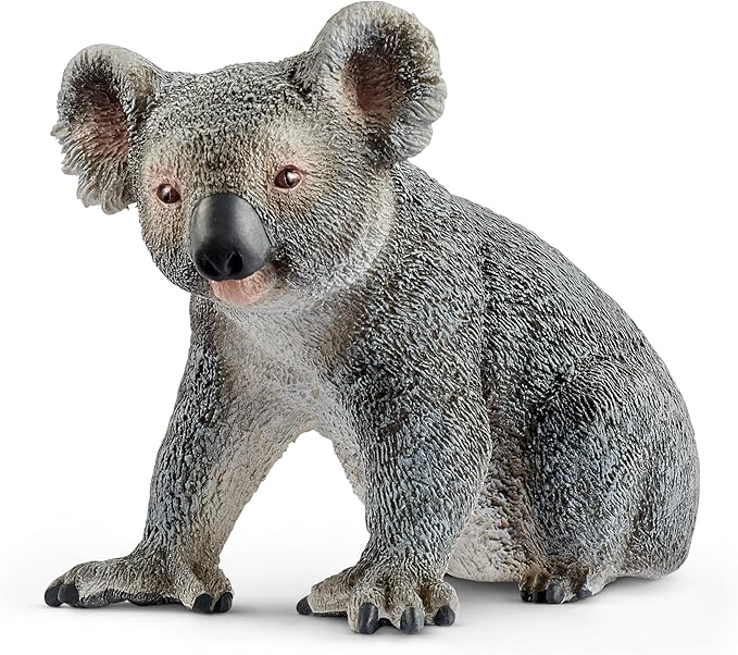 Schleich Wild Life - 4 PC Bear Figure Toy Playset - Realistic Panda, Koala, Grizzly and Polar Bear Figurine for Kids and Toddlers - Educational Animal Toys for Boys and Girls Ages 3+ - 77589