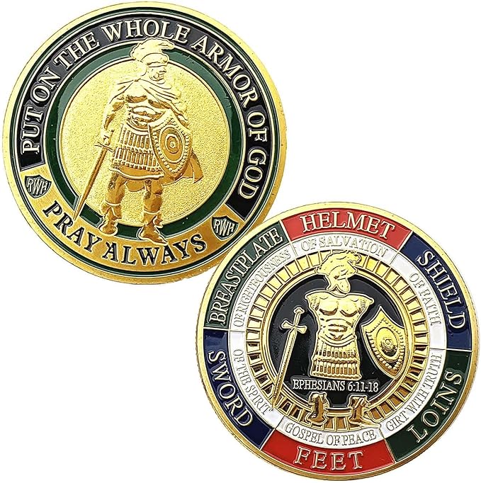 Armor of God Challenge Coin Collector's Medallion (Single Coin)