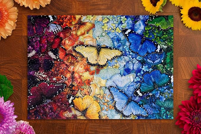 Butterfly Gradient | Traditions by Mosaic Puzzles - 1000 Piece Puzzle