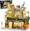 Detective Agency Building Set with LED Light, 1231PCS Detective House Building Block Toy with Clue Wall, Office Construction Model for Easter Mother's Day for Adults Teens Kids Boys Girls 10+