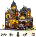 Mostop DIY Miniature House Kit - Magic Wooden Dollhouse Miniature Kits - Tiny House Model with LED Light - Mini House Building Kit for Adults Teens - Creative Craft Birthday Gift Home Decor
