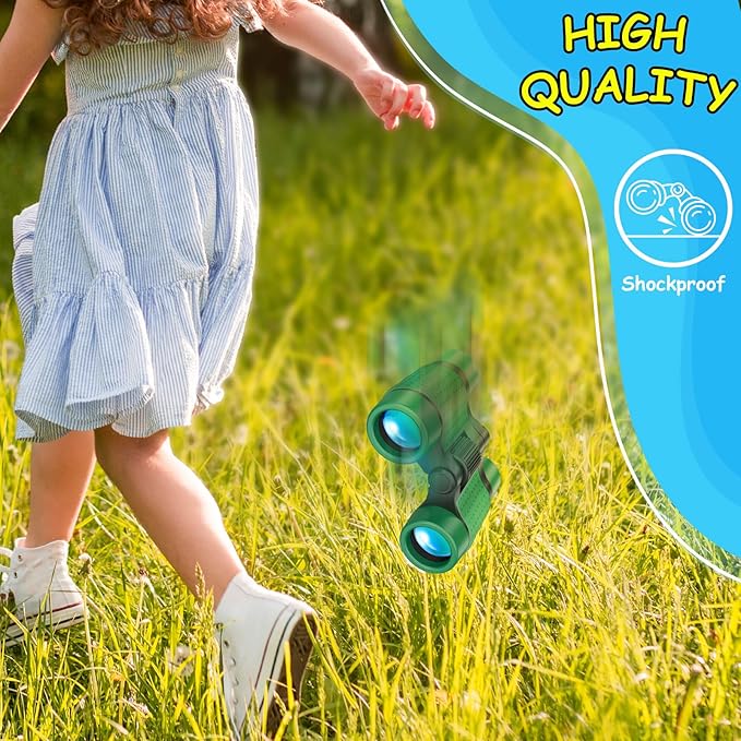 ESSENSON Binoculars for Kids Toys Gifts for Age 3-12 Years Old Boys Girls Kids Telescope Outdoor Toys for Sports and Outside Play, Bird Watching, Birthday Presents