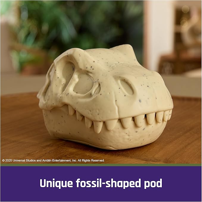 Bitzee, Jurassic World Interactive Dinosaur Toy with 25 Dinosaurs Inside, Reacts to Touch, Pods Connect & Interact, Digital Pet Kids Toys for Ages 5 and up