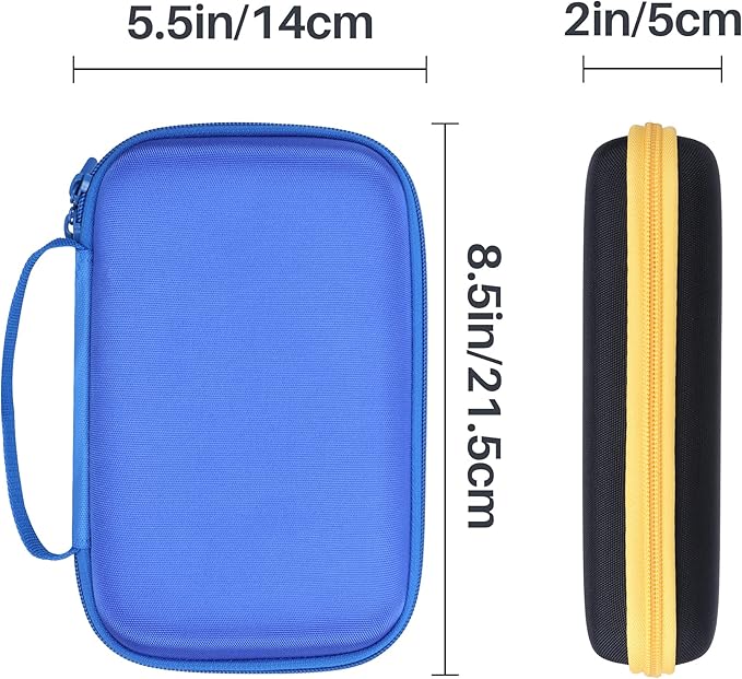 Storage Case Compatible with GiiKER Super Slide Puzzle Original 500+ Challenges Brain Teaser Puzzle (Black + Yellow Case)