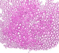Iridescent Glass Tiny Bubble Beads, 0.4-3mm 10g No Hole Micro Mini Round Magenta Water Droplets Beads - Applications: for Resin Filler, Nail Art, Dollhouse Bath Tub