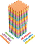 12x12x1 Inch EVA Thick Interlocking Foam Floor Tiles Puzzle Exercise Mat Play Foam Mats for Boys Girls Baby Pets Home Classroom Nursery Gym(Colorful)
