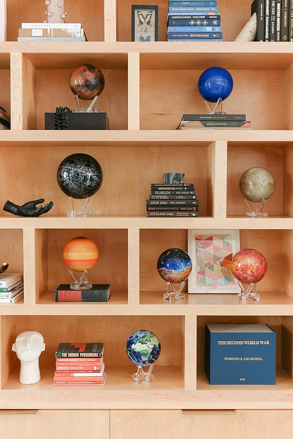 MOVA James Webb Carina Nebula 6-Inch Rotating Globe – Solar Powered Desktop Display Inspired by NASA Imagery, No Batteries or Wires, Unique Space Decor or Educational Gift