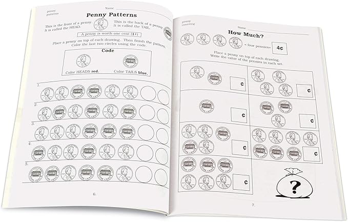 Learning Resources Teaching and Learning Money Activity Book, Counting/Sorting, Grades 4+,Multicolor