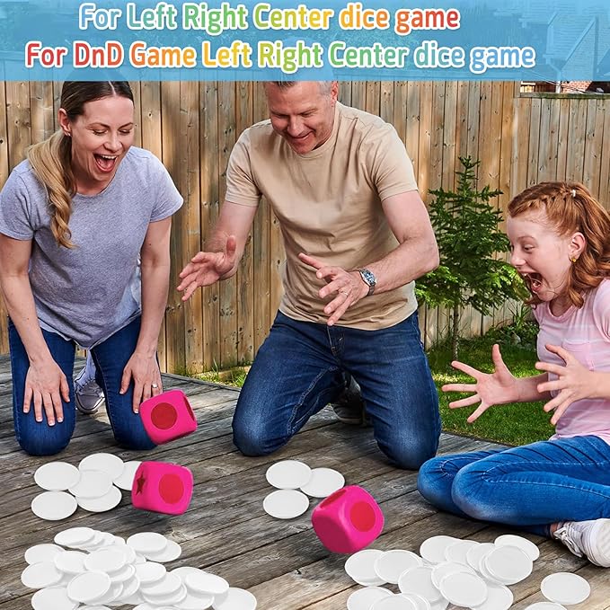 Coopay 500 Pieces Plastic Learning Counters Disks Bingo Chip Counting Discs Markers for Math Practice and Poker Chips Game Tokens Kids Reward, 1 Inch (White)