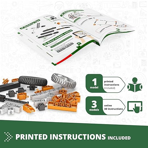 Engino- STEM Toys, Building Set for Kids 9+, Botanic Laboratory- Fully Functional Greenhouse, STEM Kit, Gift for Boys & Girls, Engineering Kit, Learning & Education Toys