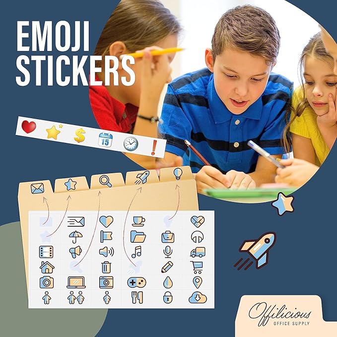 50 Heavyweight Manila Index Card Dividers 3x5 with Tabs & Alphabet Stickers for Recipe Cards