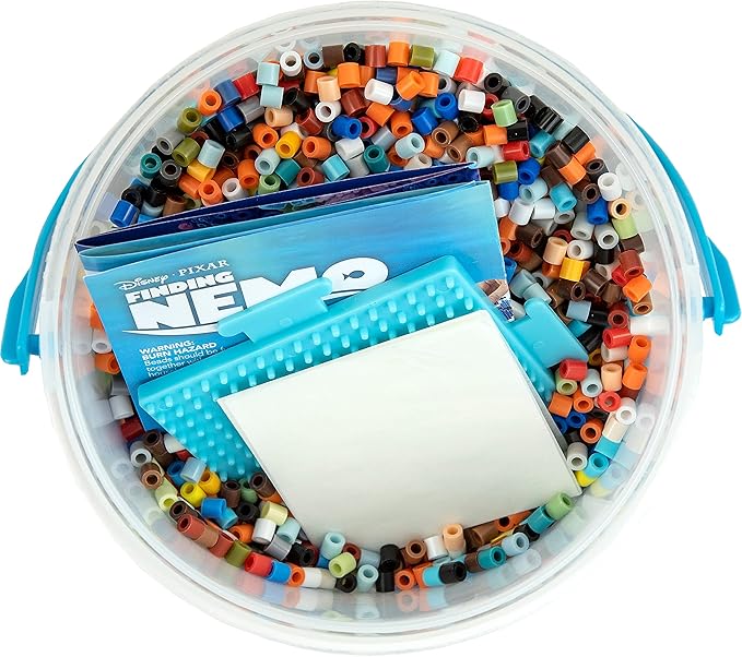 Perler Disney/Pixar Finding Nemo Kid's Craft Bucket, Pattern Sizes Vary, Multicolor 5005