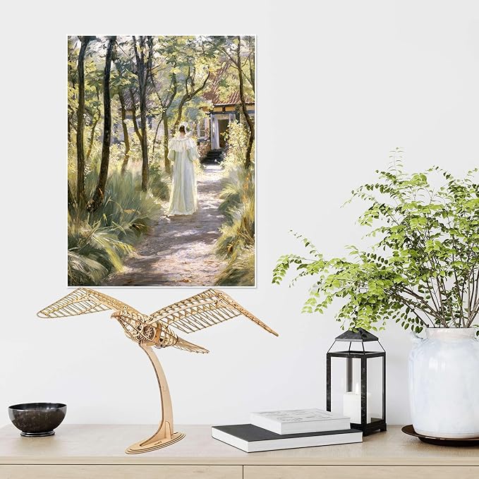 Dancing Wings Flying Birds Wall Decor 1000mm Mechanical Flying Bird - 3D Wooden Puzzle - 3D Puzzles for Ages 8-13 – Wooden Mechanical Bird Toy – Latest Wooden Puzzle