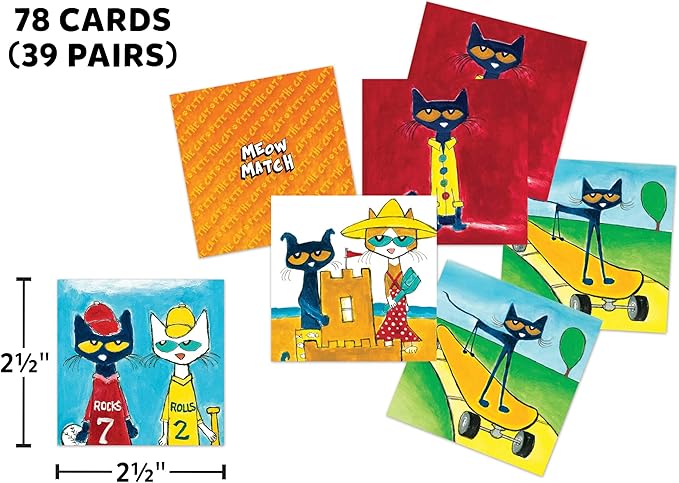 Edupress Pete the Cat Meow Match Game - 62075
